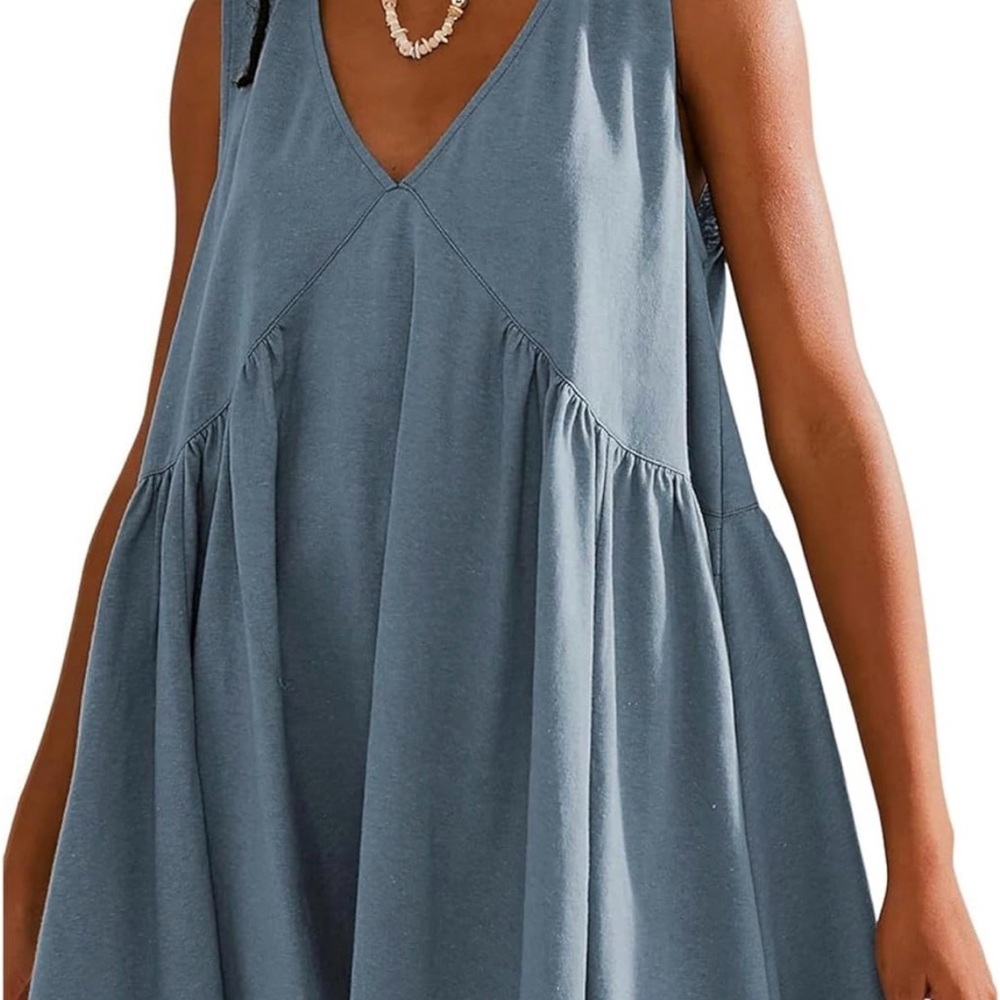 Oversized Cotton Sleeveless Maternity Top size L